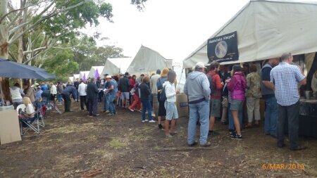 The first of thousands gather to savor award winning wines
