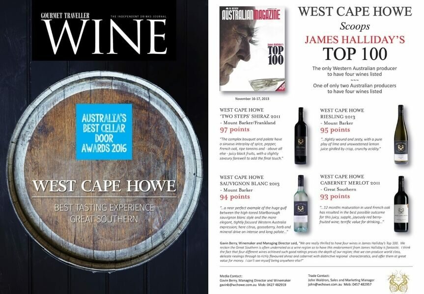 WEST CAPE HOWE WINES