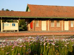 Visitors Centre in the old Railway Building